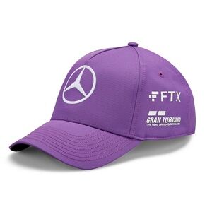 Mercedes AMG Petronas F1 Team Lewis Hamilton Baseball Hat Purple